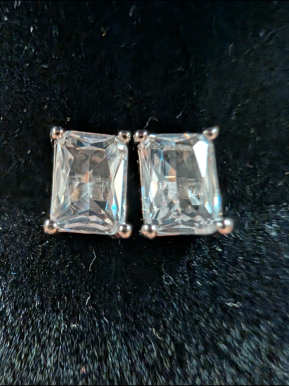 💎 Discount 💎 4 Carat Stud Earrings Moissanite - Diamond Stud Style - Picture 7 of 11